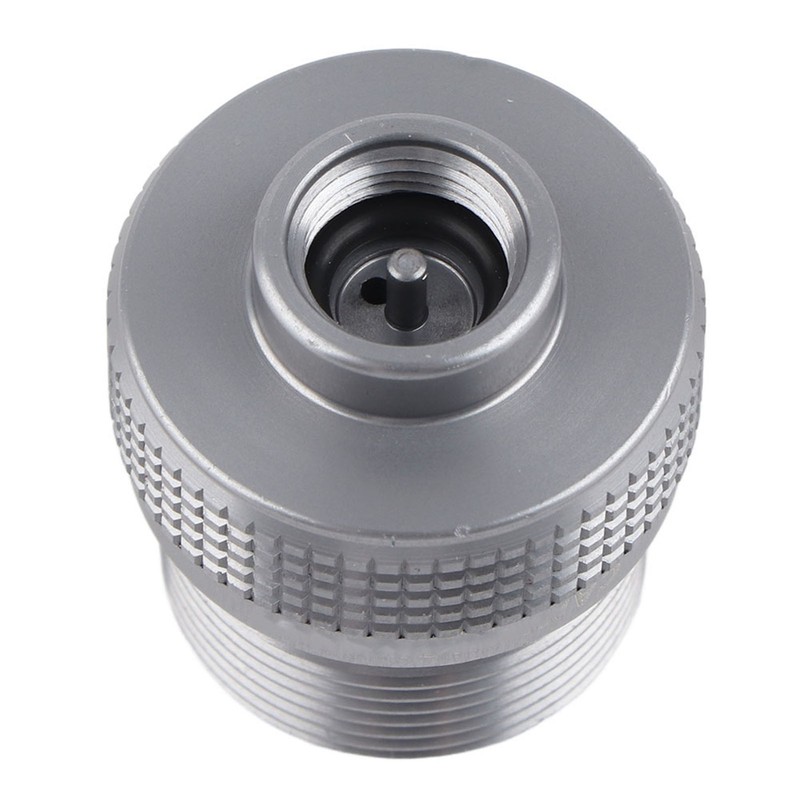 Camping Gas Canister Adapter Convertor Valve Flat Canister to 1L