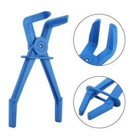 3 Pieces Plastic Flexible Hose Clamp Tool Kit for Brake Fuel Gas Water Pipe Clamp Pliers Set Blue