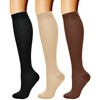 CHARMKING Compression Socks for Women & Men Circulation (3 Pairs)