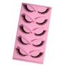 ANCLOY Natural False Eyelashes, 5 Pairs DIY False Eyelashes for