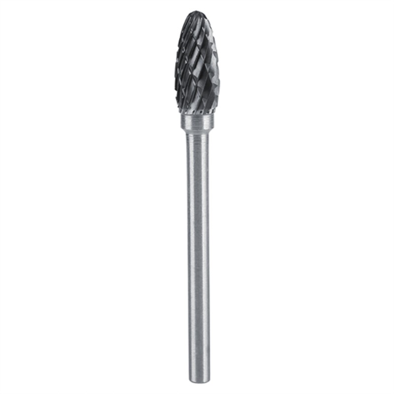 10pcs Tungsten Carbide Steel Rotary Files Burr Set 3mm Shank