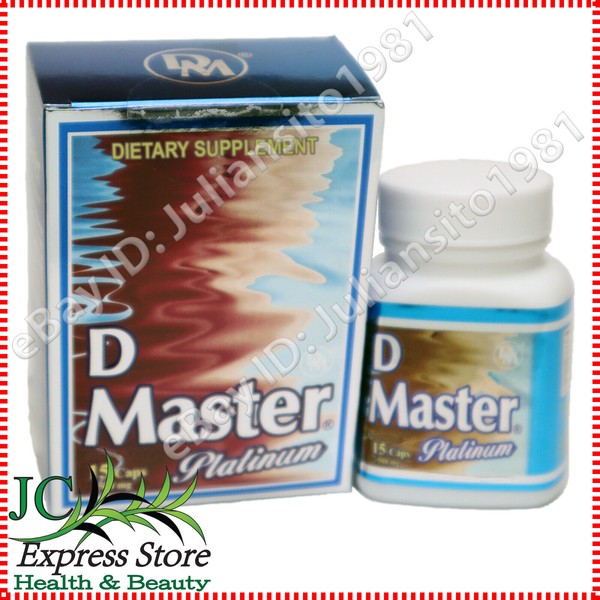 D MASTER PLATINUM 15 CAPSULES 100% ORIGINAL DIET MASTER PLATINUM BIOLIFE 500 MG