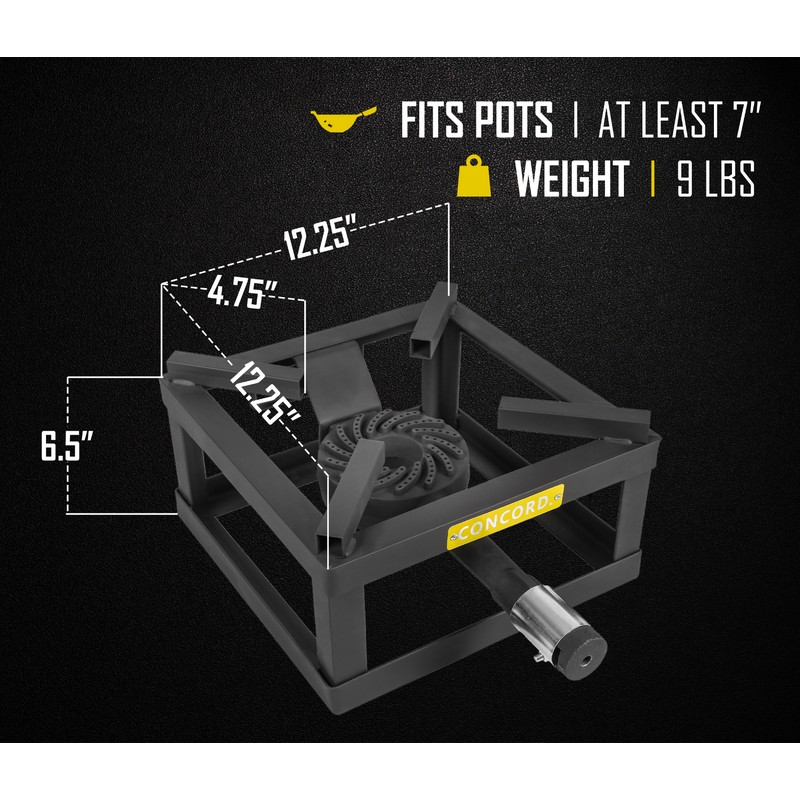 CONCORD THE WOK BLOCK 12" Single Propane Outdoor Burner