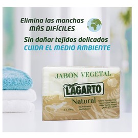 JABON LAGARTO VEGETAL, PACK (2x150)