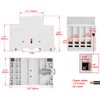 Heschen Household AC Contactor HSR1-63 4 Pole Four Normally Closed