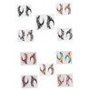 BIUDECO 10pairs Eye Liner Stickers for Festival Makeup Artistic Eye