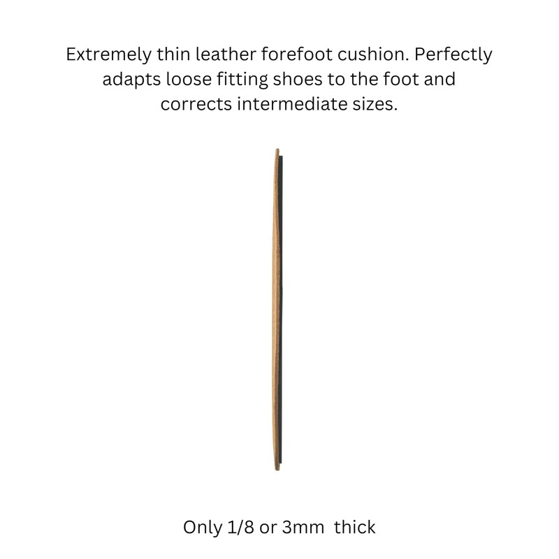 Pedag Half 1/2 Leather Inserts Forefoot Cushion, EU43/44 / Men