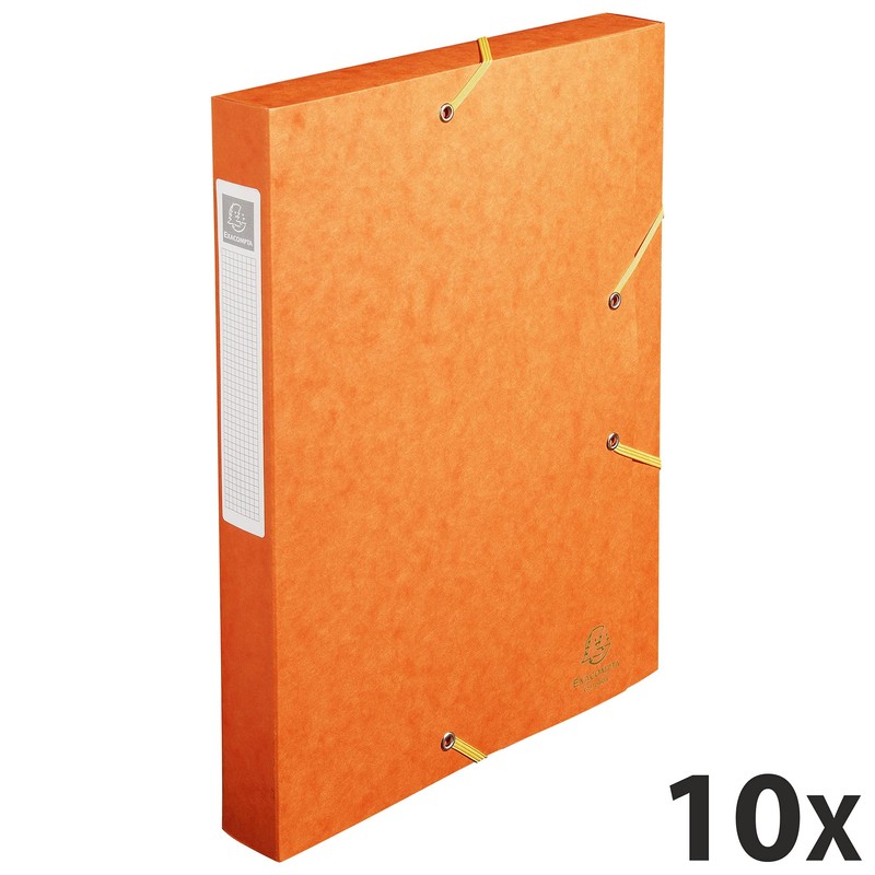 Exacompta 14017H Premium Collection Box with Elastic Band, 40 mm