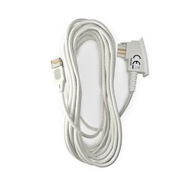 COXBOX 10 m Premium DSL Cable, Fritzbox, Speedport, Easybox - TAE Textile Cable RJ45 White with Improved Kink Protection - VDSL ADSL WLAN Router Cable with Galvanised Signature (Premium, White, 10