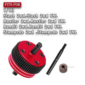 RCYouHott RC Upgrades Part Transmission Gears Spur Gear(48-Pitch) 76T 83T 86T 90T Spur Gear with 17T/19T/21T/23T/25T/27T Pinions Gear for 1/10 Slash/Rustler/Stampede/Bandit 2wd VXL,Red