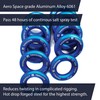 Fusion Climb Small 2-Inch Blue Aluminum O-Ring - Blue