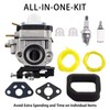 308054121 RY25AXB Carburetor Kit for Ryobi RY25/RY25AXB Blowers - Includes