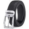 Glamicci Men's Genuine Leather Suit Belt 3.3cm wide |Scratch Resistant