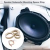 RATCHROLL 2 Set Universal Speaker Spacer Ring Adapter Dual Rings