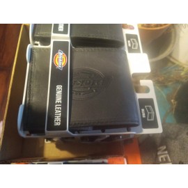 Dickies Men's Bifold Leather Wallet Black 31D1220003 New with Tags