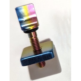 Titanium Toolless Fin Screw Longboard Center Fin SUP Air7 Bolt Screw (Rainbow(1 Piece)