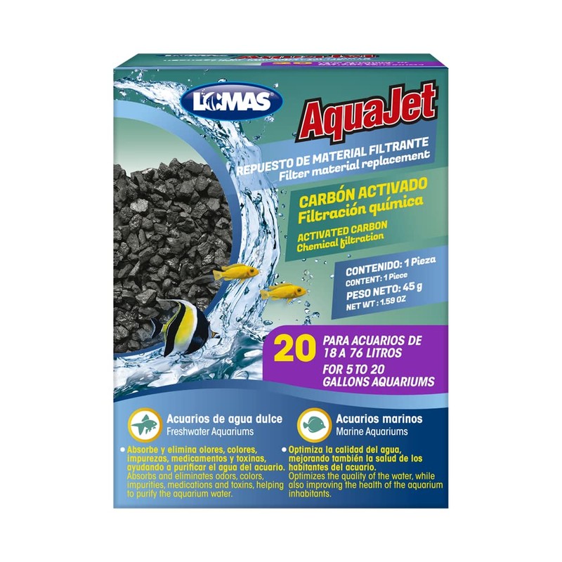 REPUESTO CARBON ACTIVADO AQUAJET 20