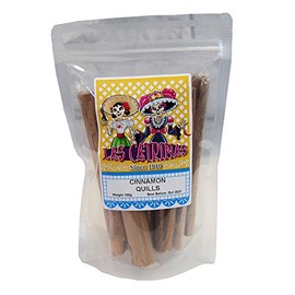 Las Catrinas Cinnamon Quills - Canela 100g / Mexican Cinnamon Sticks, Cinnamon Seasoning Sticks for Cooking
