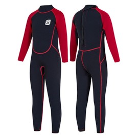 Summshall Kids Wetsuit for Boys & Girls, 2.5mm Neoprene Wetusits with UV50+ Protection – Keep Warm, Soft & Stretchy Wet Suit for Swimming, Snorkeling & Surfing