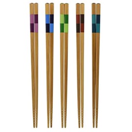 Aoba 527350 5-Pair Chopsticks Inishie 8.9 inches (22.5 cm) Wagokoro Guest Chopsticks Susubamboo