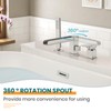 gotonovo Roman Tub Faucet with Handheld Shower 3 Hole Deck