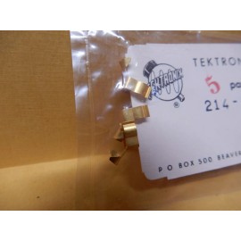 Tektronix 214-0283-00 Gold Plated Probe Ground Qty 5 NOS
