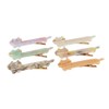 6 Pcs Cute Cat Hair Clips Acetate Small Cat Barrettes