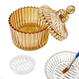 Monomer Dish Dappen Dish for Monomer Large Nail Cup for Nail Monomer Liquid Glass Nail Brushes Cup for Acrylic Liquid Powder Nail Glitter Gel Polish Remover Holder for Nail Salon Nail Art Business