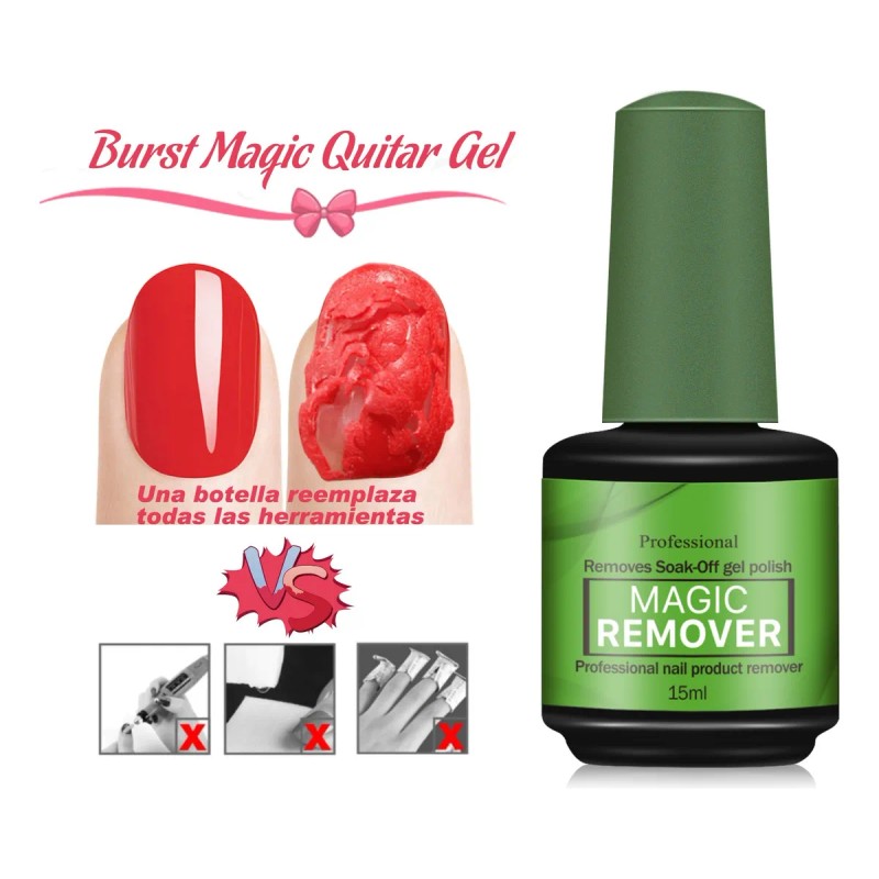 Aliver Remover Gel - Quita Gelish Gel Acrilico , 15ml