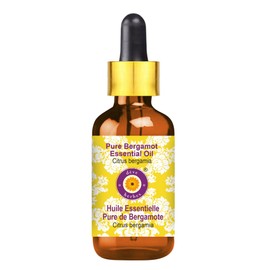 Deve Herbes Pure Bergamot Essential Oil (Citrus bergamia) with Glass Dropper Steam Distilled 15ml (0.50 oz)