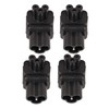 4PCS IEC320 C6 to IEC320 C5 Power Adapter Plug and