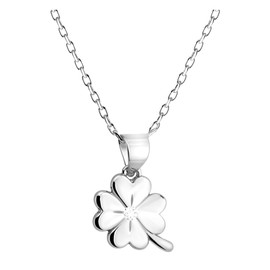 Sofia Milani - Women's Necklace 925 Silver with Zirconia Stones - Flower Pendant - N0766, Sterling silver, Cubic Zirconia