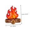 Hohopeti Decor Camping Party Props Inflatable Campfire Model Campfire Prop