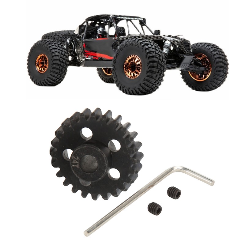 24T Pinion Gear Mod 1 5mm Shaft with Screws Wrench