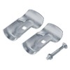 OTTFF 4 Pack 2" (1-7/8" OD) End Rail Clamp T