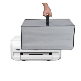 Amerbtech Printer Cover Compatible with Epson EP-716A/ EP-717A/EP-816A / EP-817A/EW-M757TW1 Cover Printer Protective Case Dust Cover Nylon Fabric Waterproof Dustproof 46CMX36CMX15CM (Gray)