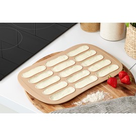 Tescoma Sponge Finger Pan Della Casa, Assorted, 36.9 x 21.6 x 1.2 cm