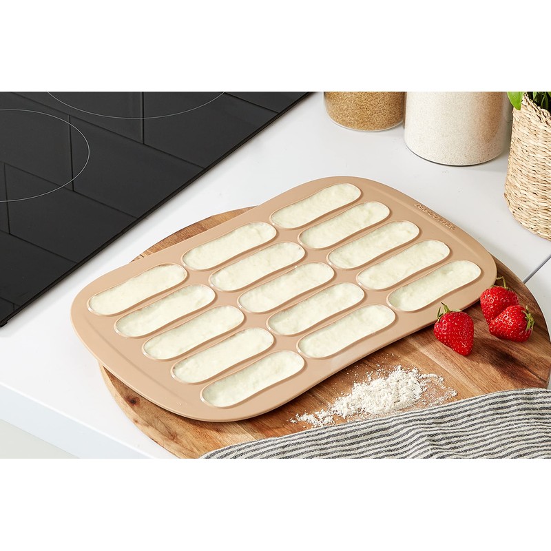 Tescoma Sponge Finger Pan Della Casa, Assorted, 36.9 x 21.6