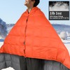 Down Camping Blanket - Lightweight, Packable, Warm & Puffy Outdoor