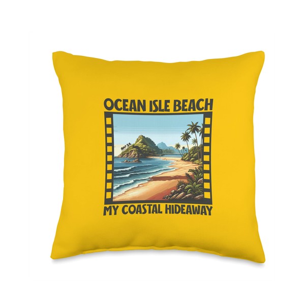 Hideaway - Ocean Isle Beach Throw Pillow