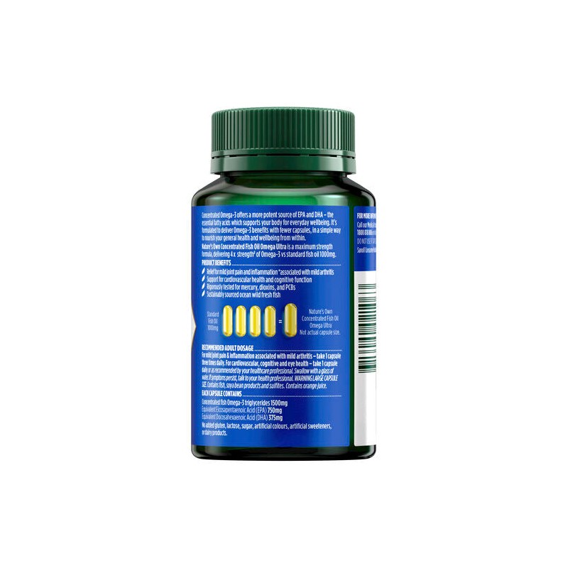 Nature's Own Concentrated Omega Ultra Hi Stgth 40 Capsules