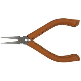 IPS Flat Pliers Genuine Leather Grip 4.5 inches (115 mm) FF-115