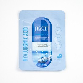 Jigott Hyaluronic Acid Real Ampoule Mask (1 sheet) One ampoule filled into a single sheet / 지고트 히알루론산 리얼 앰플 마스크 (1매) 앰플 1병을 한장에 가득