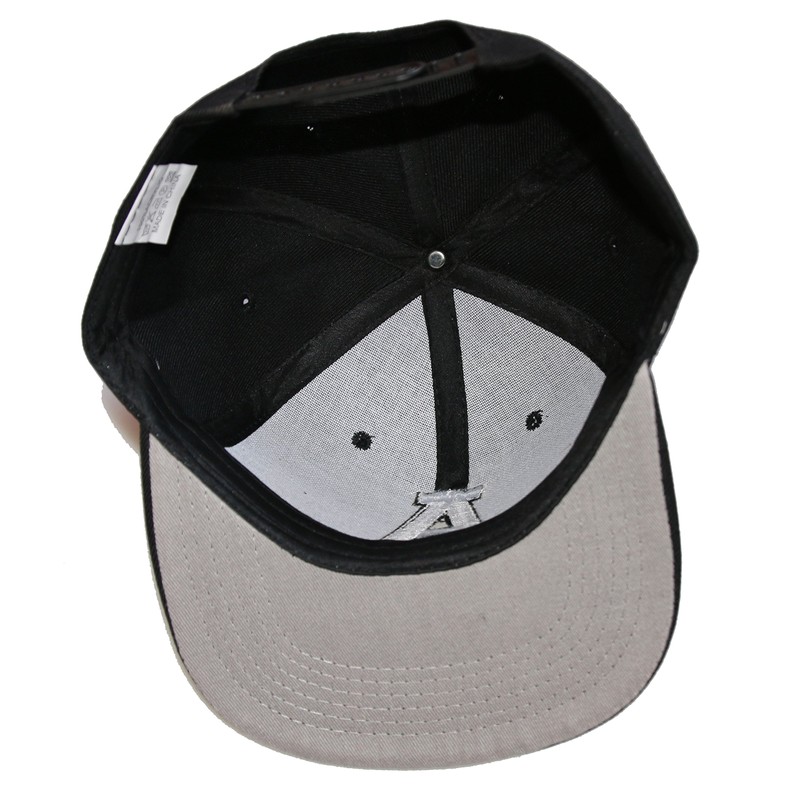 Letter/Initial Snapback Cap in Black & White - m
