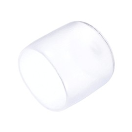 QUARKZMAN Pack of 15 Rubber End Caps 25 mm (1 Inch) ID PVC Vinyl Round End Cap Screw Thread Protective Caps Transparent