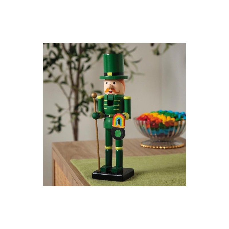 Fun Express 3" x 10" St. Patrick's Day Leprechaun Nutcracker