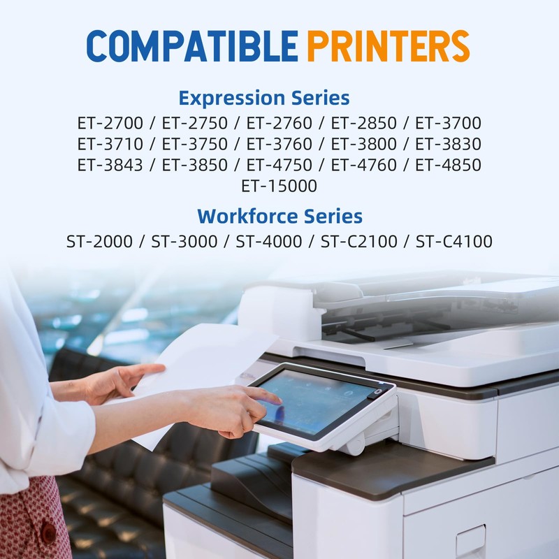 T502 502 Ink Bottle Replacement Compatible for Epson Use with