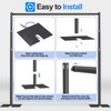Pipe and Drape Backdrop Stand Kit, Heavy Duty Backdrop Stan10ftx10ft,