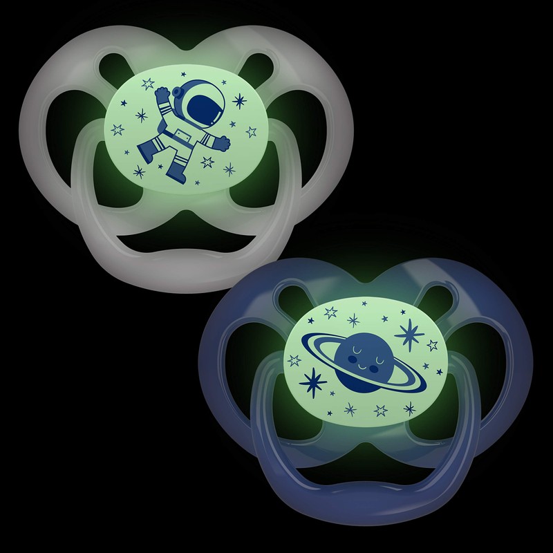 Dr. Brown's Advantage Glow in the Dark Soother, 2 Pieces,
