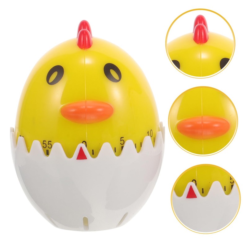 Zerodeko 2pcs Cartoon Mechanical Timer for Cooking and Baking Countdown